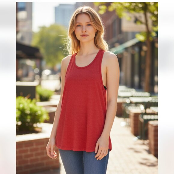 NWOT J.Crew Twist Back Muscle Tank Top - Picture 1 of 7